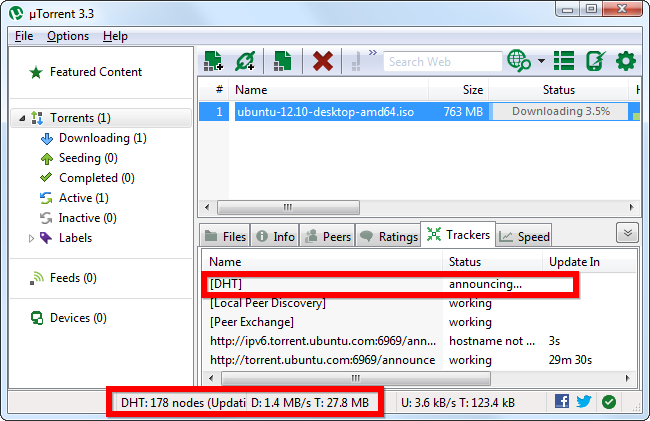 uTorrent Proxy Connection Error or DHT: Waiting to log in