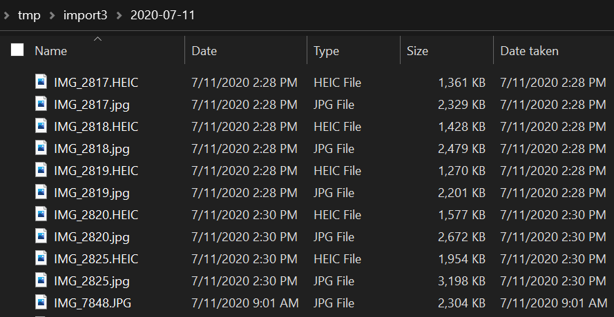 Convert HEIC to JPG